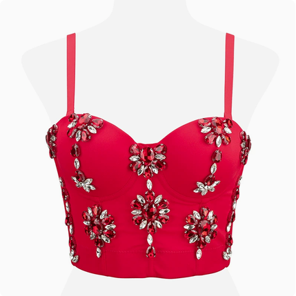 Crystal Ruby Corset 🔥