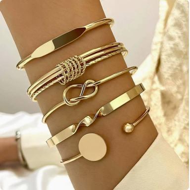 Metal Stack Bracelet ⚡