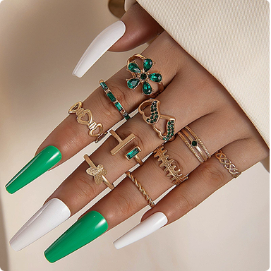 Colorful Gem Rings 💍