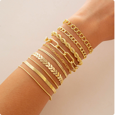 Metal Stack Bracelet ⚡