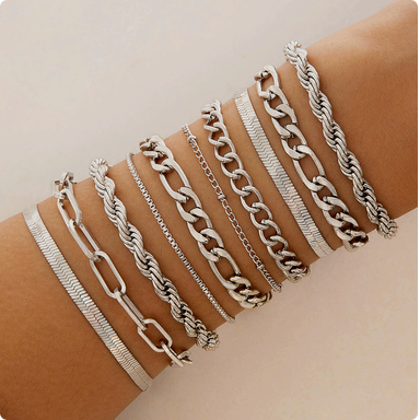 Metal Stack Bracelet ⚡