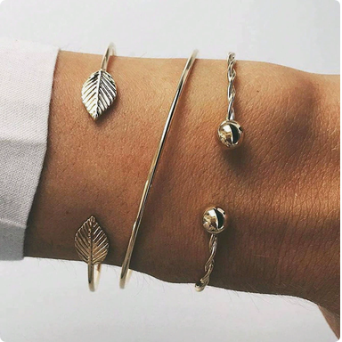 Metal Stack Bracelet ⚡