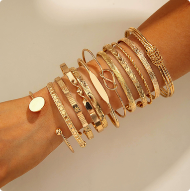 Metal Stack Bracelet ⚡