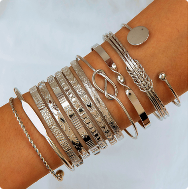 Metal Stack Bracelet ⚡