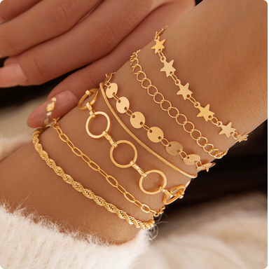 Metal Stack Bracelet ⚡