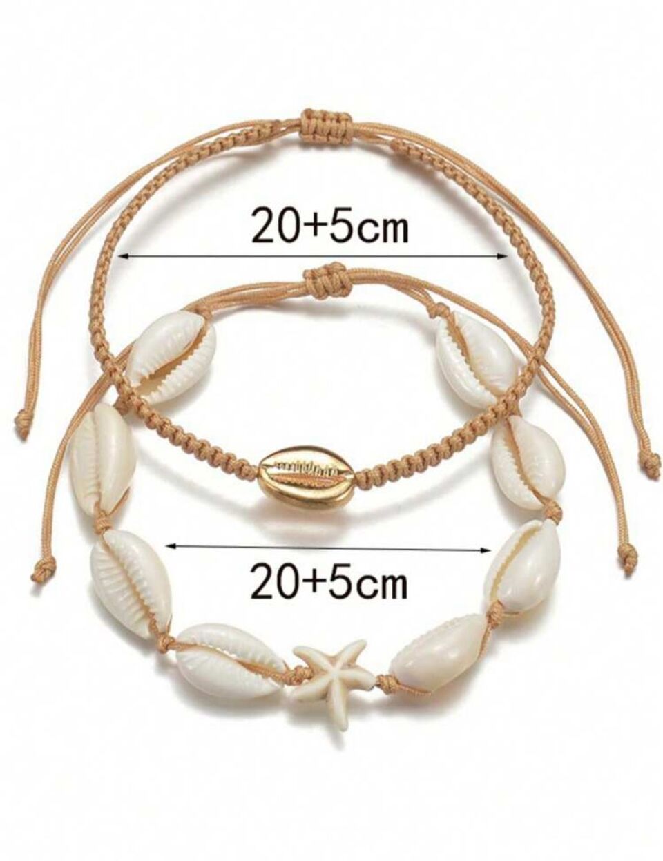 Shell Star Anklet 🍹