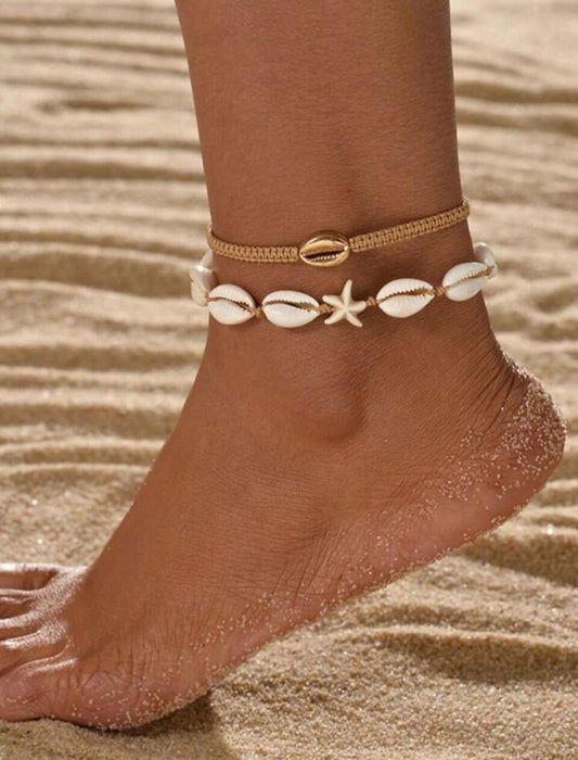 Shell Star Anklet 🍹