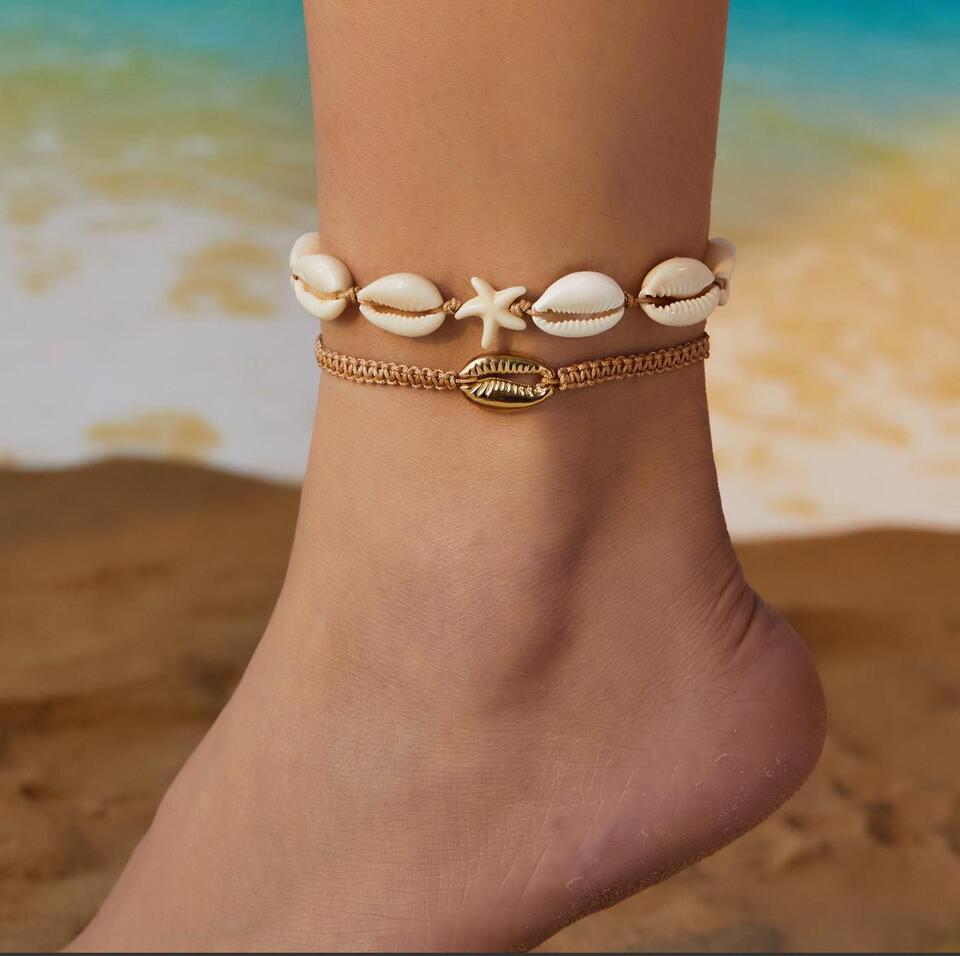 Shell Star Anklet 🍹