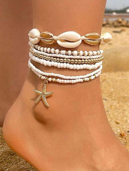 Beach Charm Anklet 🌊