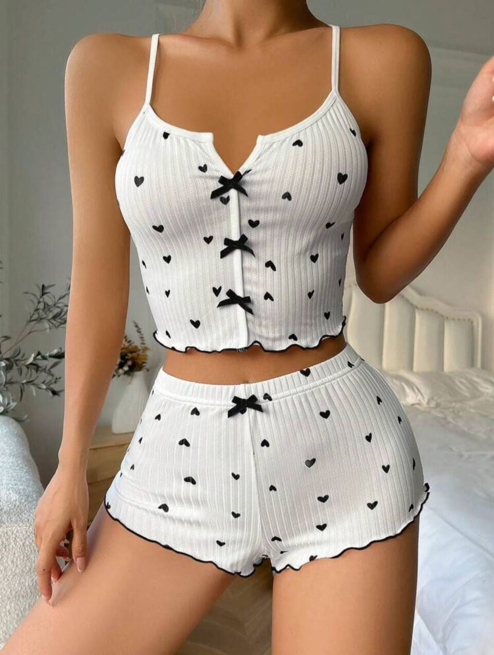 Sweetheart Charm Pajama 🩶