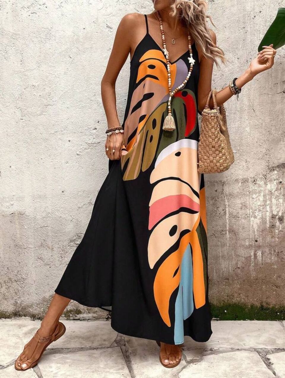 Tropic Stroll Maxi 🖤