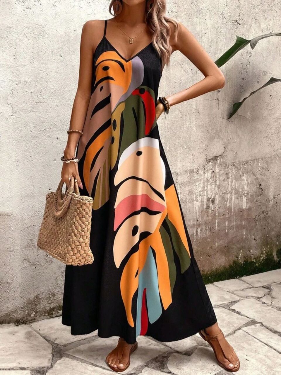 Tropic Stroll Maxi 🖤