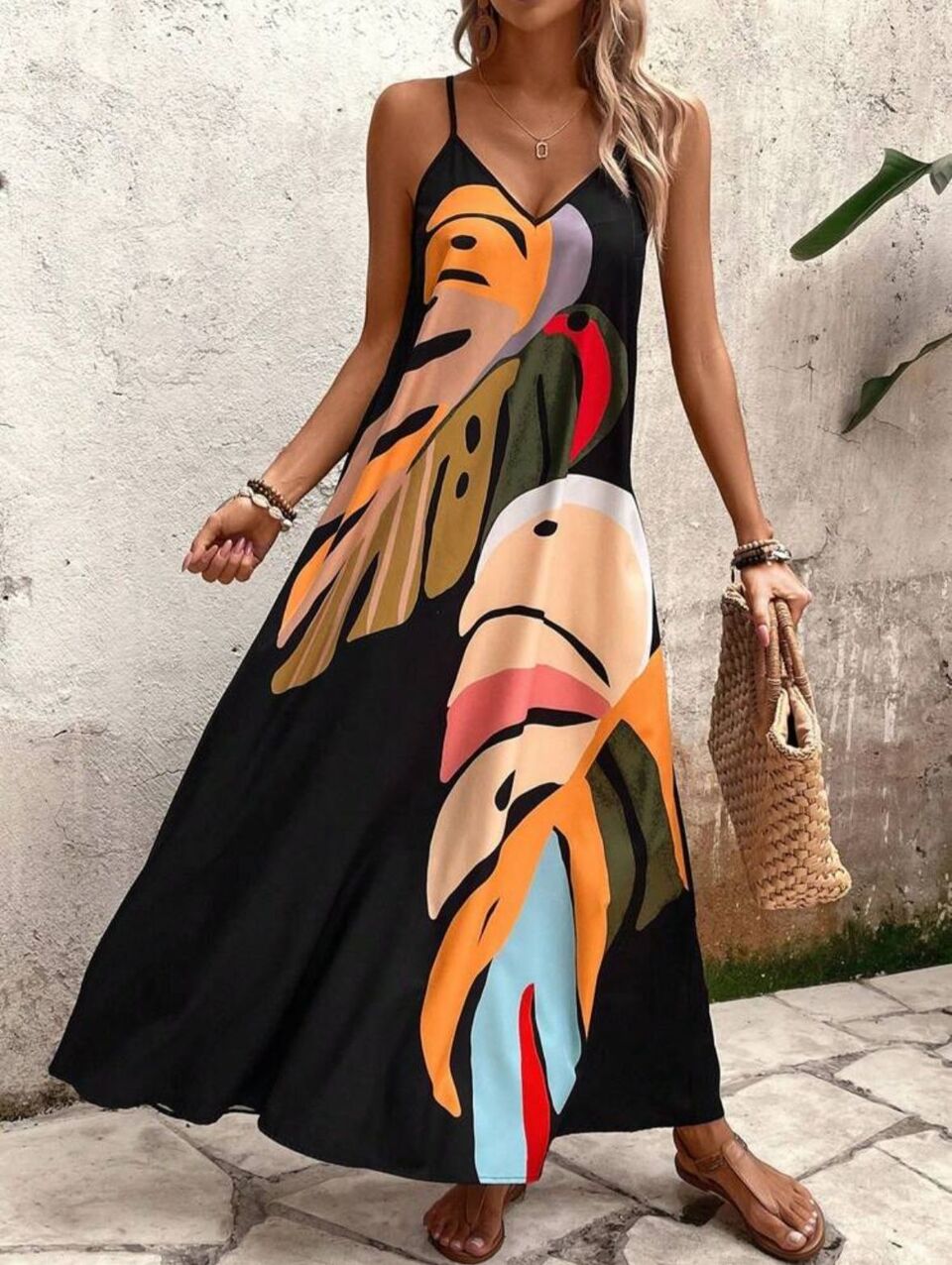 Tropic Stroll Maxi 🖤