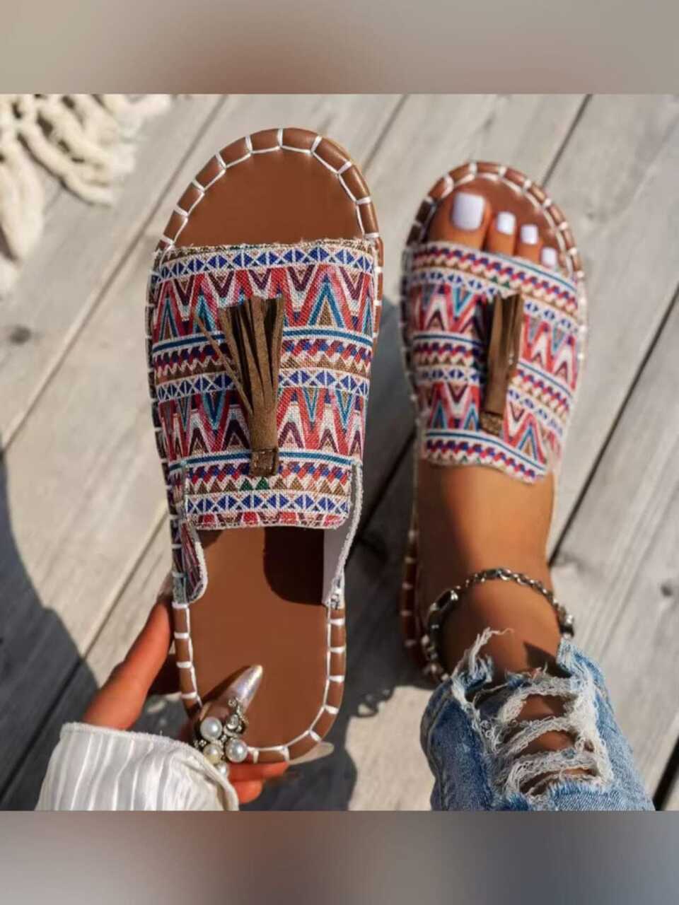 Tassel Trail Sandals 🍭