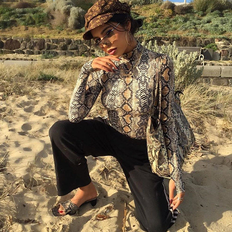 Golden Python Bodysuit 🐍