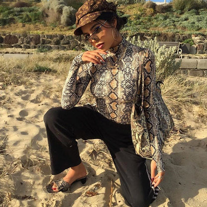 Golden Python Bodysuit 🐍