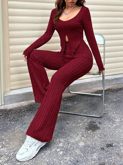 Ribbed Flare Set 🍓