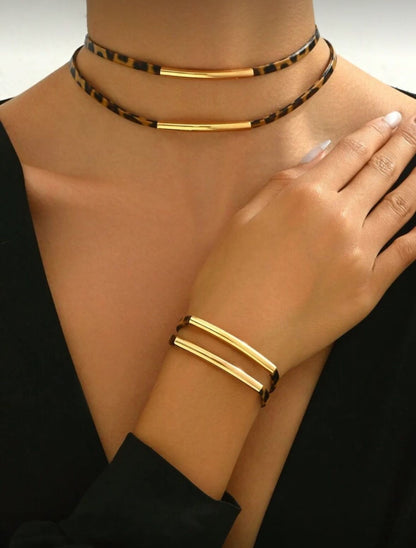 Leopard Choker Set 🐆