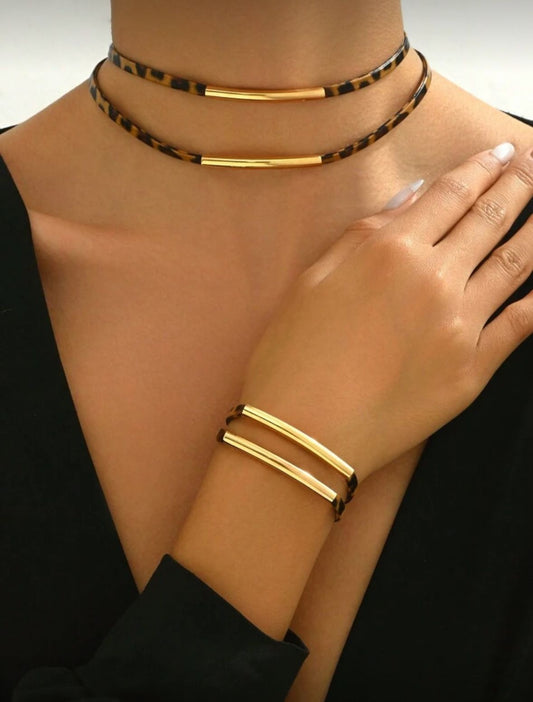 Leopard Choker Set 🐆