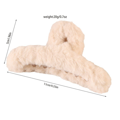 Fuzzy Claw Clips 🌈