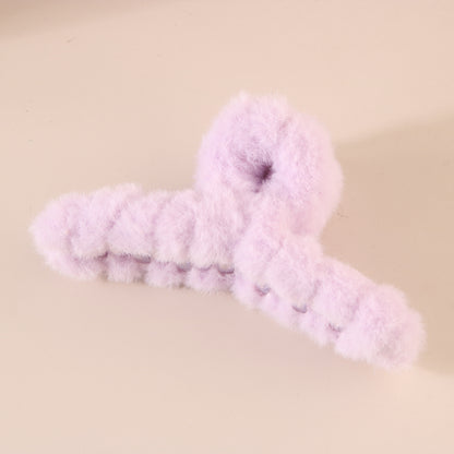 Fuzzy Claw Clips 🌈
