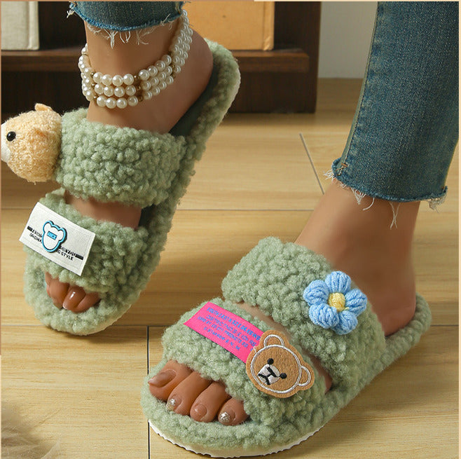 Teddy Fuzzy Slides 🧸