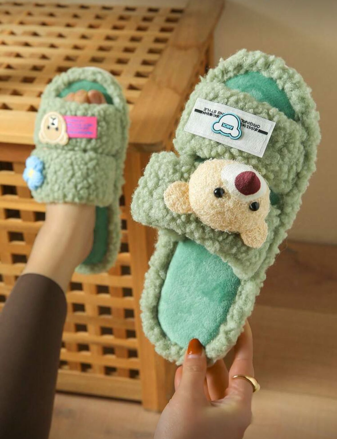 Teddy Fuzzy Slides 🧸