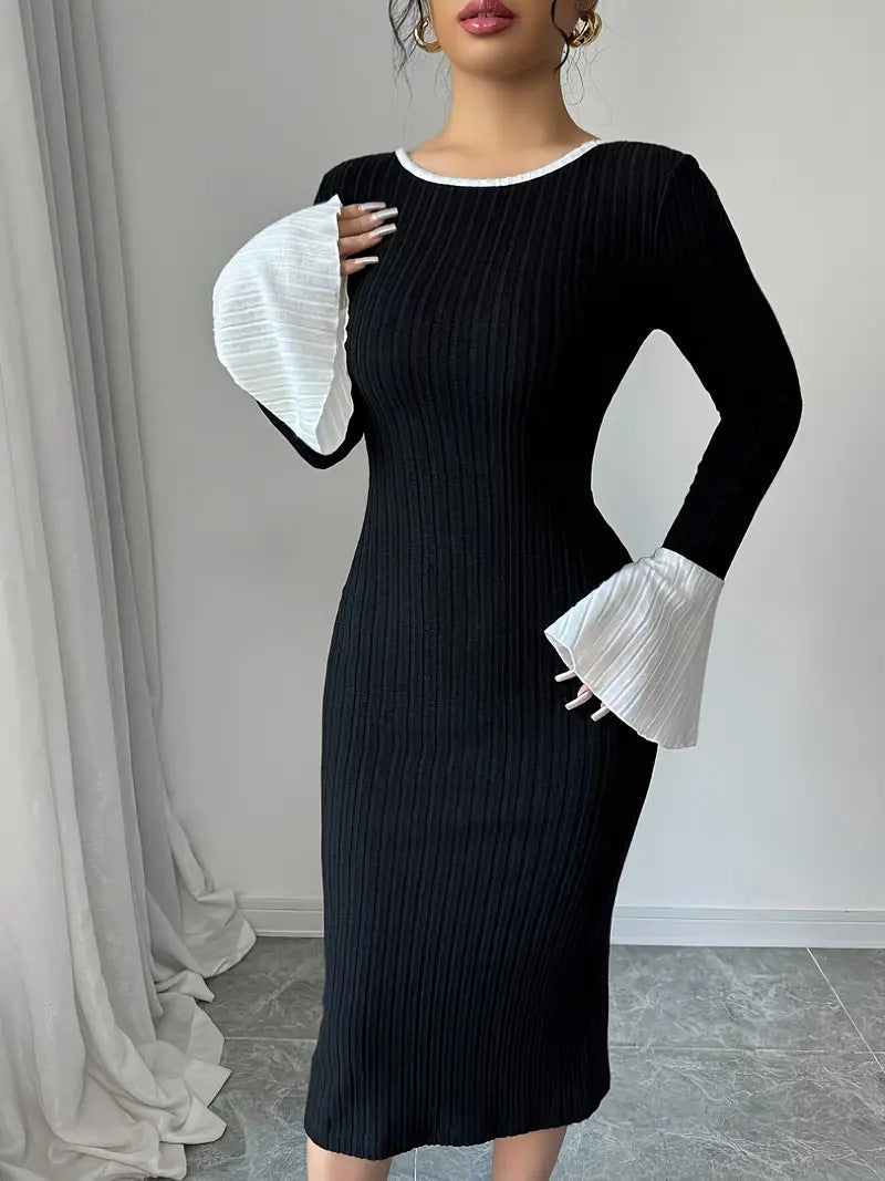 Bow-Back Knit Dress 🎀