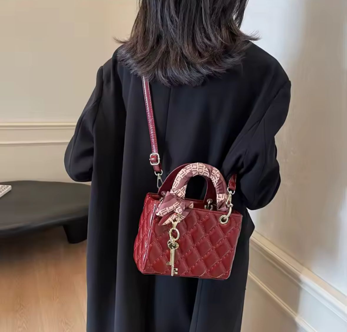 Quilted Charm Bag 💋