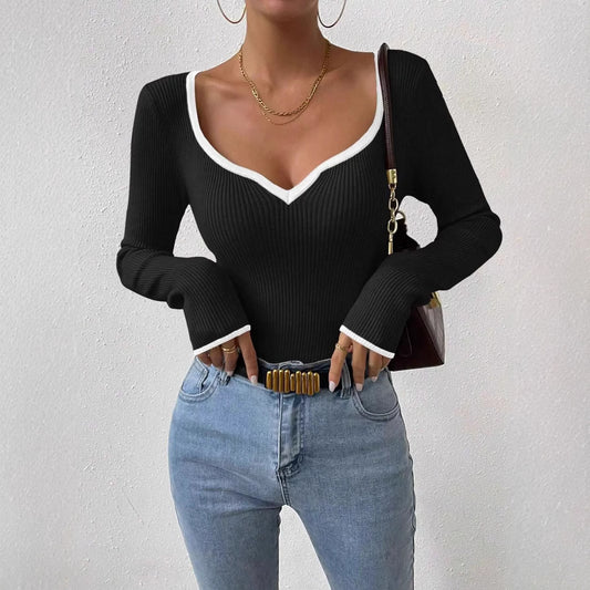 Contrast Vibe Top 🖤