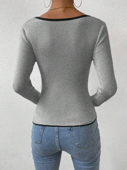 Contrast Vibe Top 🖤