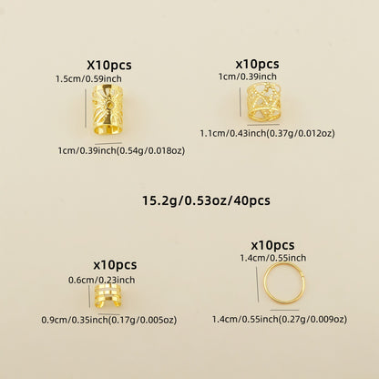 Golden Braid Rings ✨