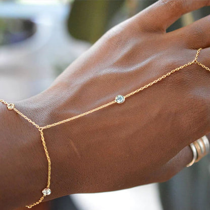 Radiant Gem Hand Chain 🌿