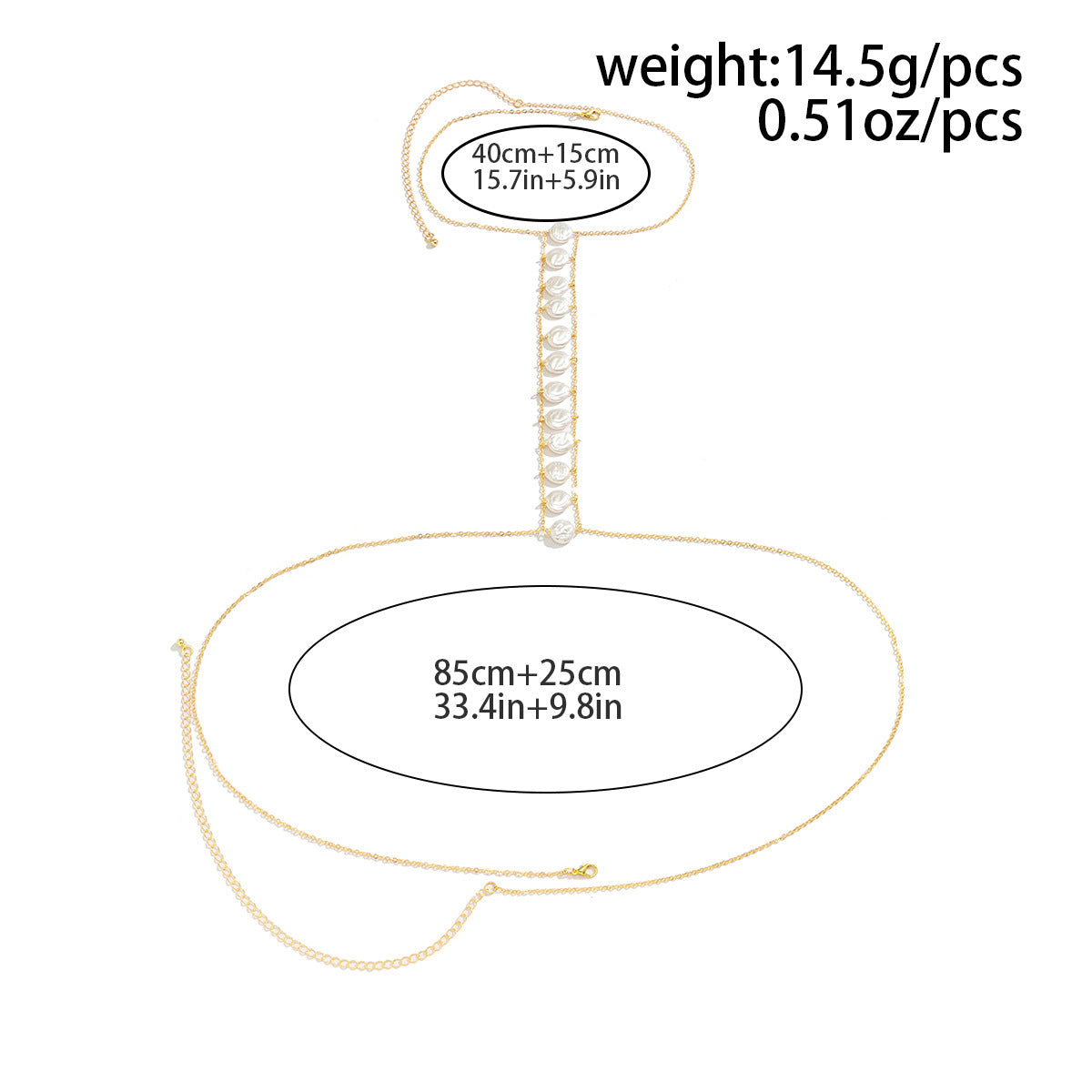 Pearl Cascade Chain ✨