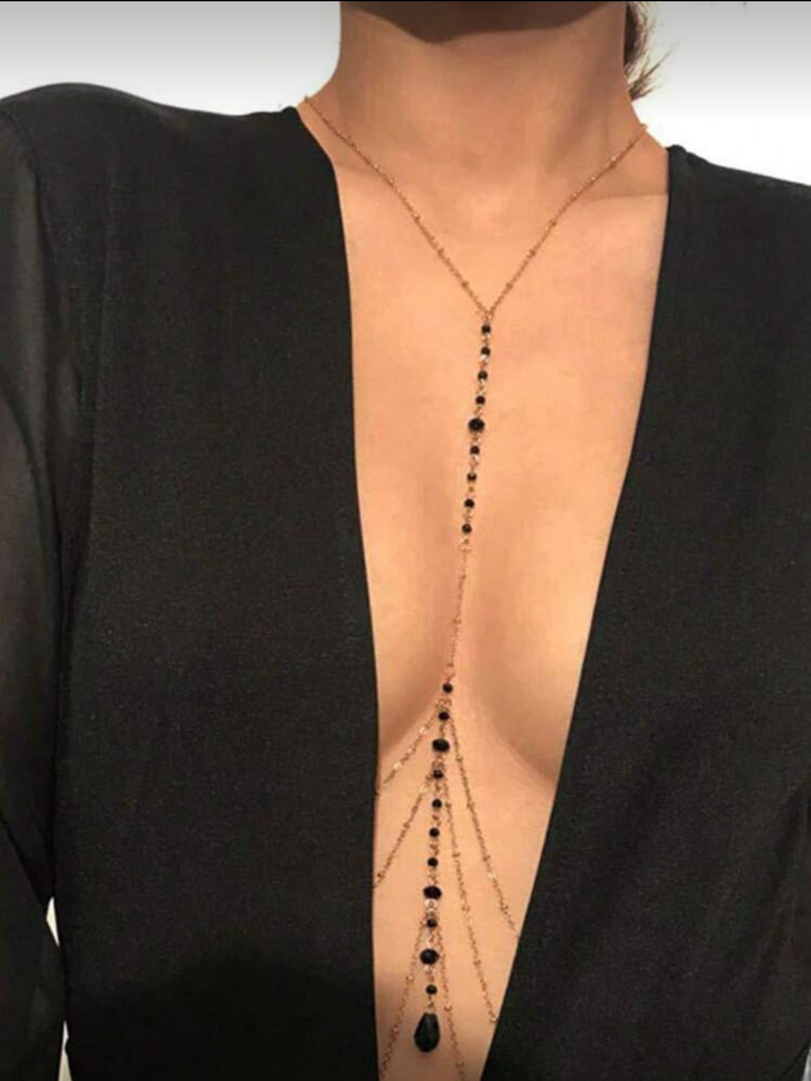 Midnight Drop Chain 🖤