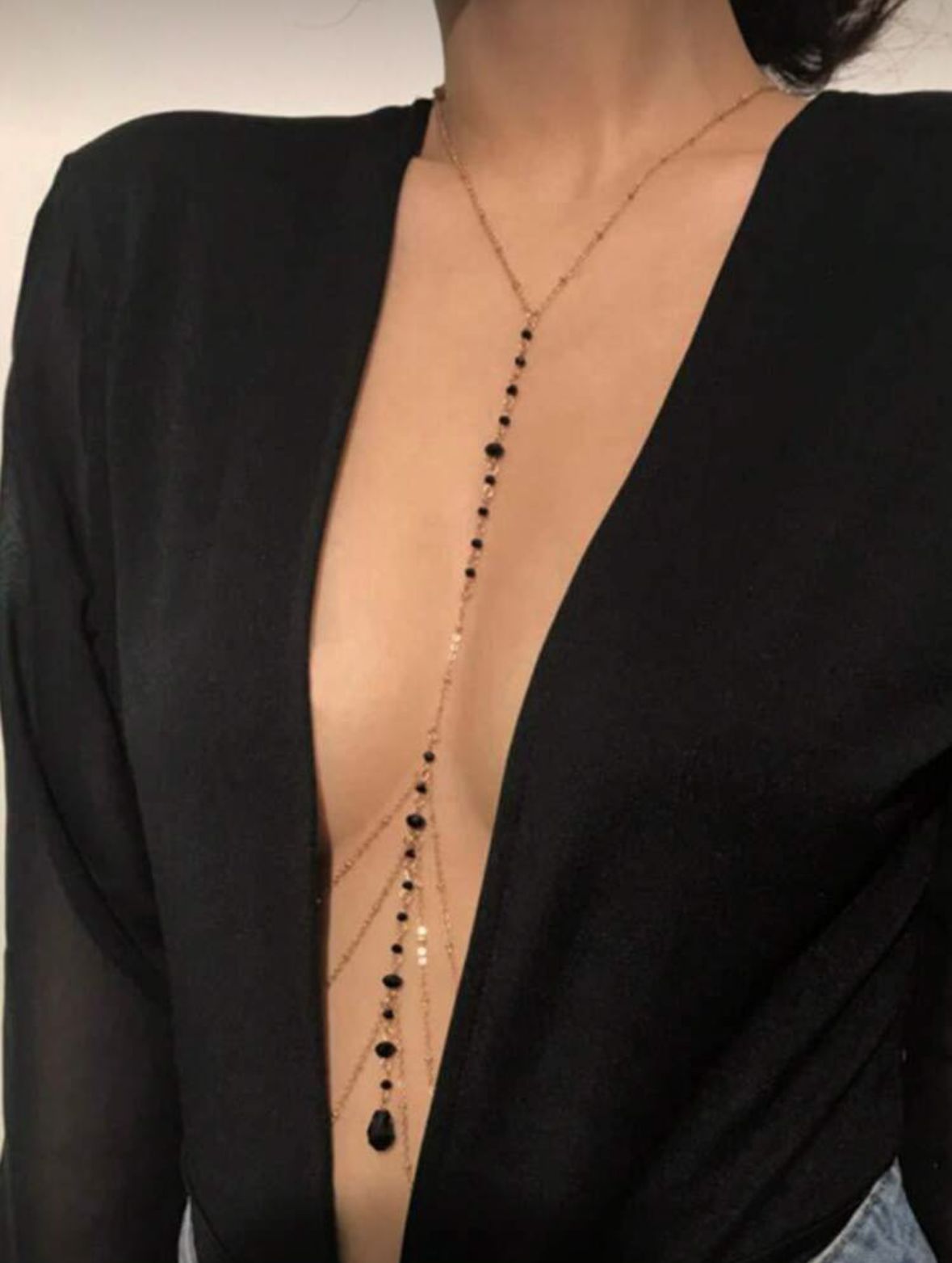 Midnight Drop Chain 🖤