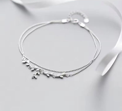 Golden Leaf Anklet 🌿