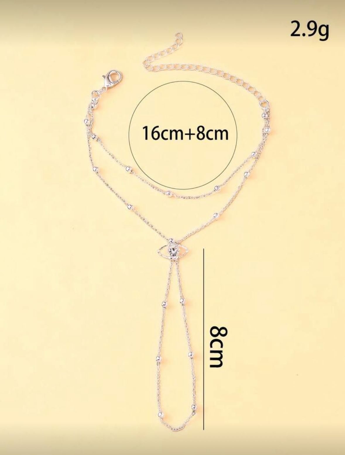 Evil Eye Hand Chain 🧿