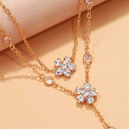 Crystal Bloom Hand Chain ✨