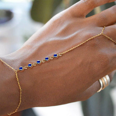 Radiant Gem Hand Chain 🌿