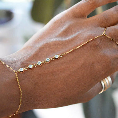 Radiant Gem Hand Chain 🌿
