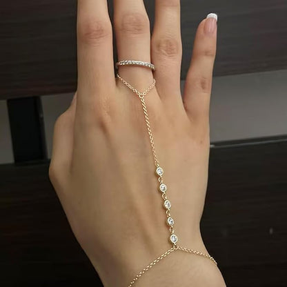 Radiant Gem Hand Chain 🌿