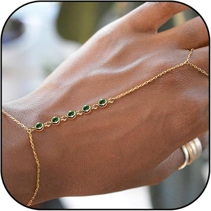 Radiant Gem Hand Chain 🌿