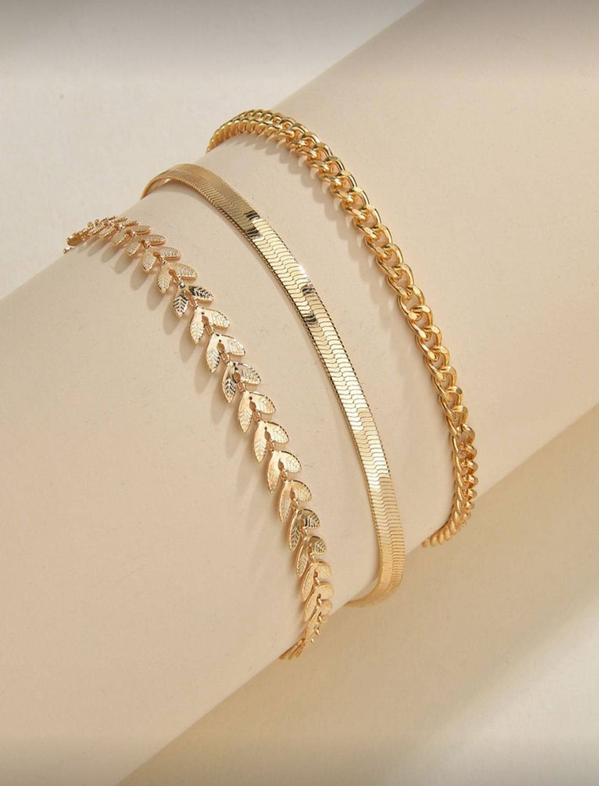 Golden Layers Anklet ✨