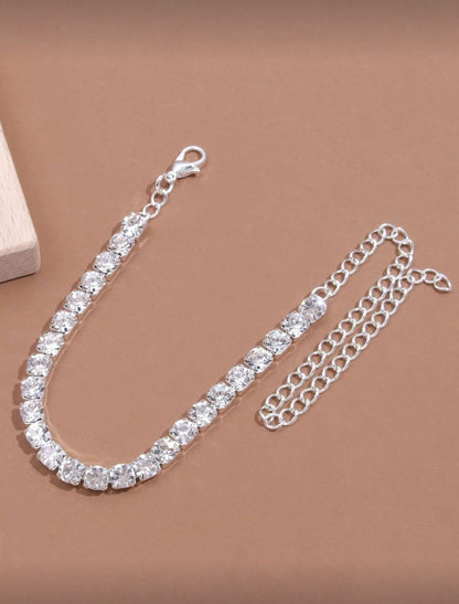 Crystal Elegance Anklet 💎