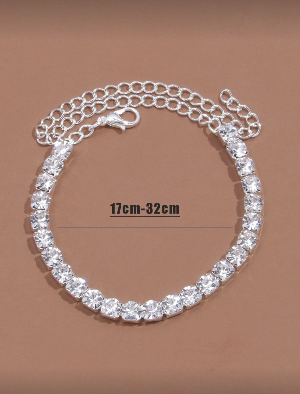 Crystal Elegance Anklet 💎