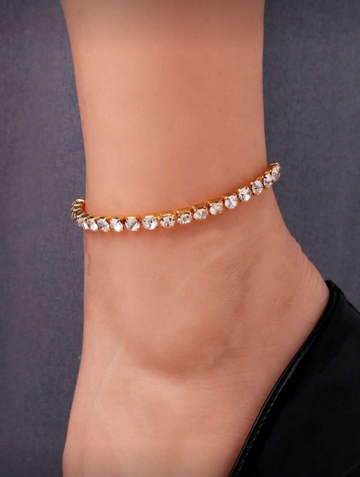 Crystal Elegance Anklet 💎