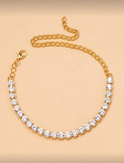 Crystal Elegance Anklet 💎