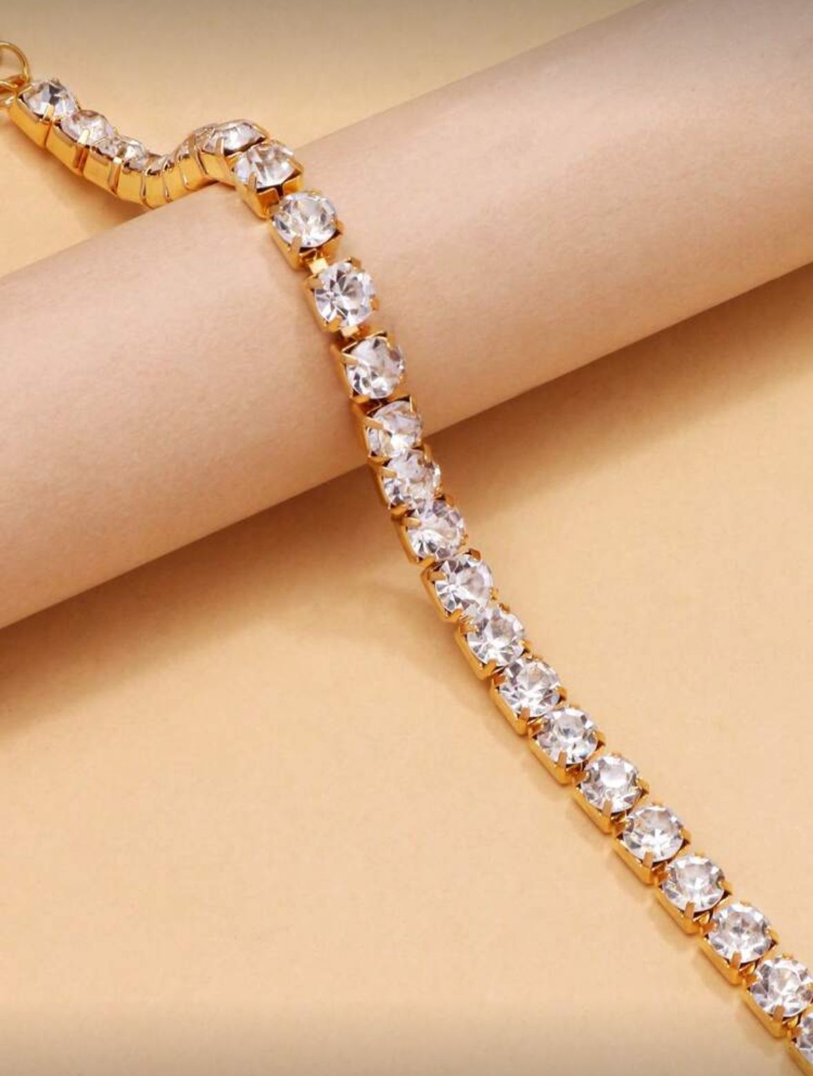 Crystal Elegance Anklet 💎