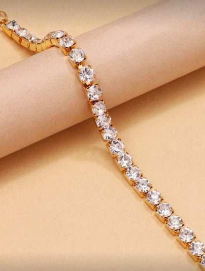 Crystal Elegance Anklet 💎